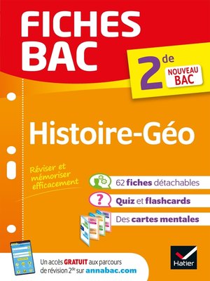 cover image of Fiches bac Histoire-Géographie 2de